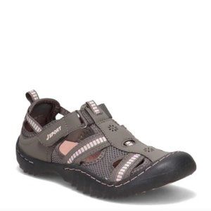 JSport by Jambu Women's Regatta Flat, Dark Grey/Peony 7.5